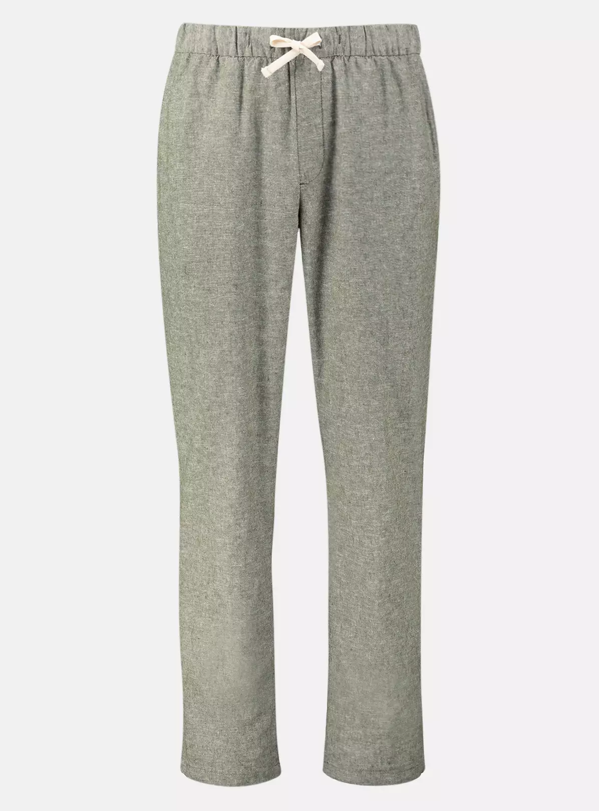 Green Linen-Rich Tapered Pull On Trousers - W40 L34 4 Green Linen-Rich Tapered Pull On Trousers - W40 L34 - Image 4