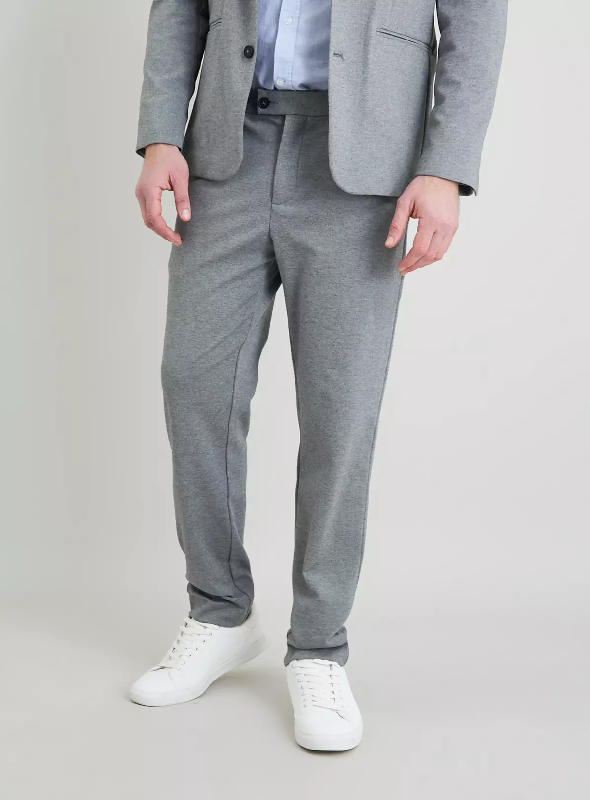 Grey Jersey Tailored Trousers W42 L29 3 Grey Jersey Tailored Trousers W42 L29 - Image 3