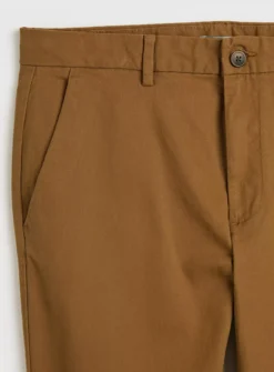 Tan Straight Leg Chino Trousers 30L -UMBO Clothing Shop tuc142707458 Tan R Z004A