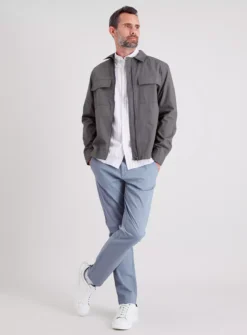 Blue Slim Leg Chino With Stretch 44R -UMBO Clothing Shop tuc142707984 Blue R Z002A