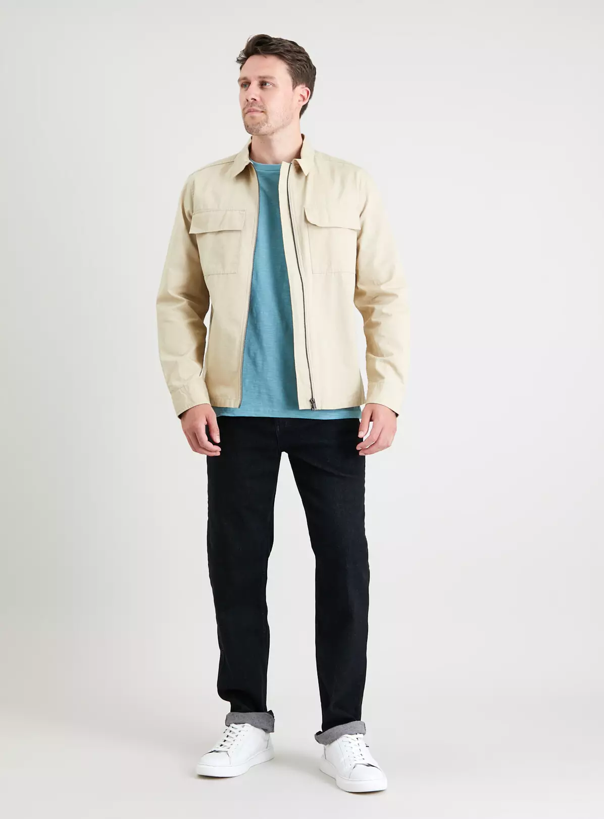 Black Denim Straight Leg Jeans 42L 2 Black Denim Straight Leg Jeans 42L - Image 2