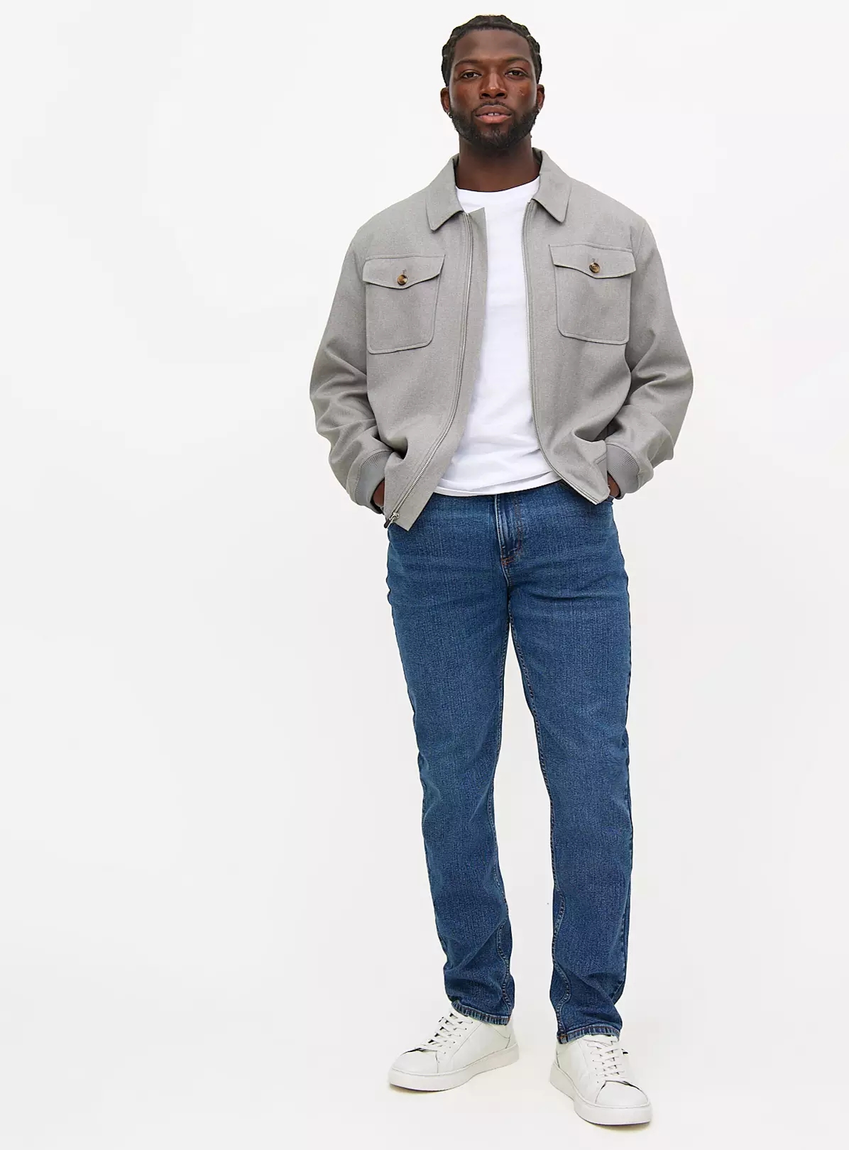 Midwash Denim Slim Fit Jeans With Stretch 44R 3 Midwash Denim Slim Fit Jeans With Stretch 44R - Image 3