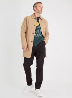 Grey Slim Fit Gaberdine Trousers W44 L29