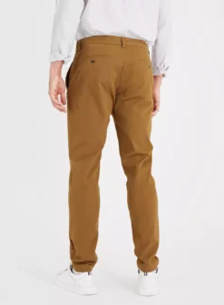 Tan Skinny Fit Chino With Stretch 40R