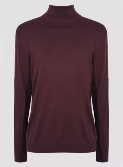 UNION WORKS Dark Red Roll Neck Jumper XXL 10 UNION WORKS Dark Red Roll Neck Jumper XXL -UMBO Clothing Shop tuc142838378 Dark20Red R Z006A