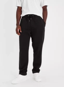 Black Open Hem Joggers M -UMBO Clothing Shop tuc142967313 Black R Z001A