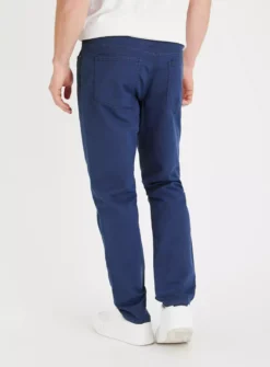 Navy Slim Fit Textured Jeans 44R -UMBO Clothing Shop tuc142983241 Navy R Z005A