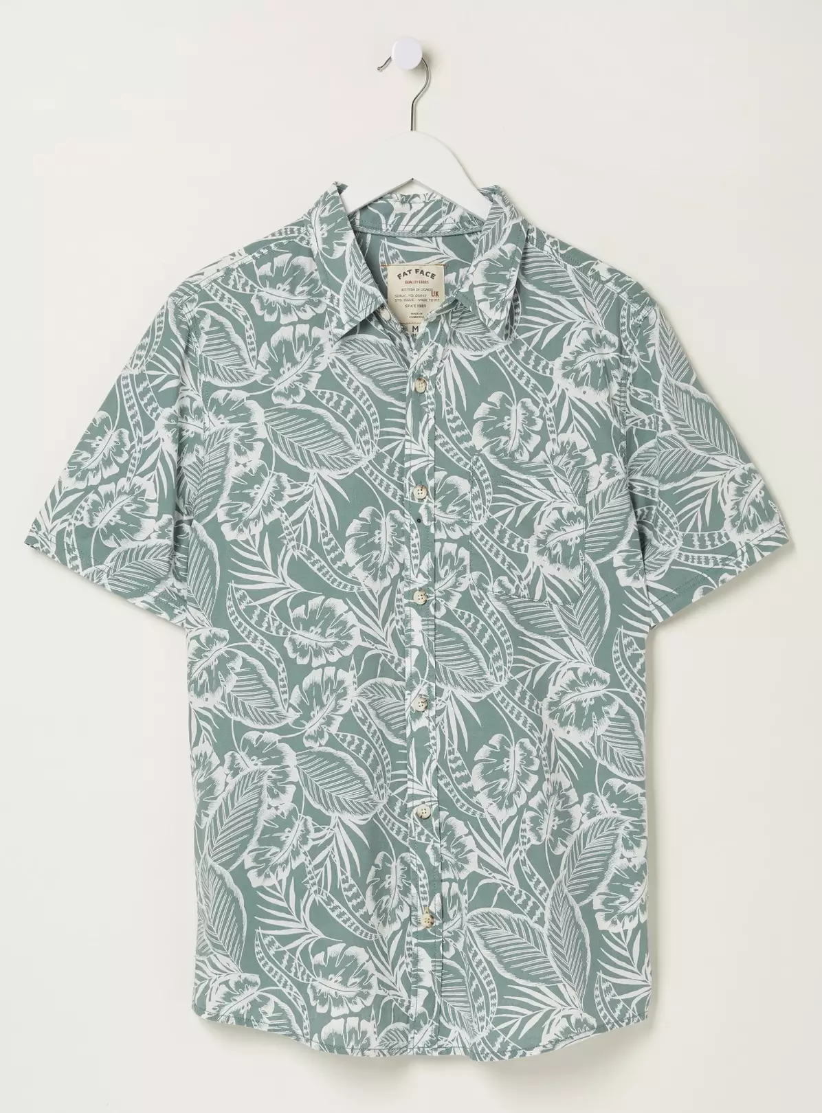 FATFACE Bugle Palm Print Shirt XXL 4 FATFACE Bugle Palm Print Shirt XXL - Image 4
