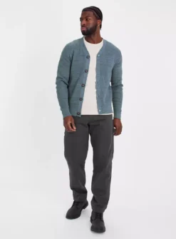 Blue Textured CardiganM -UMBO Clothing Shop tuc143185444 Blue R Z002A