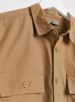 Stone Utility Overshirt S -UMBO Clothing Shop tuc143334403 Stone R Z004A