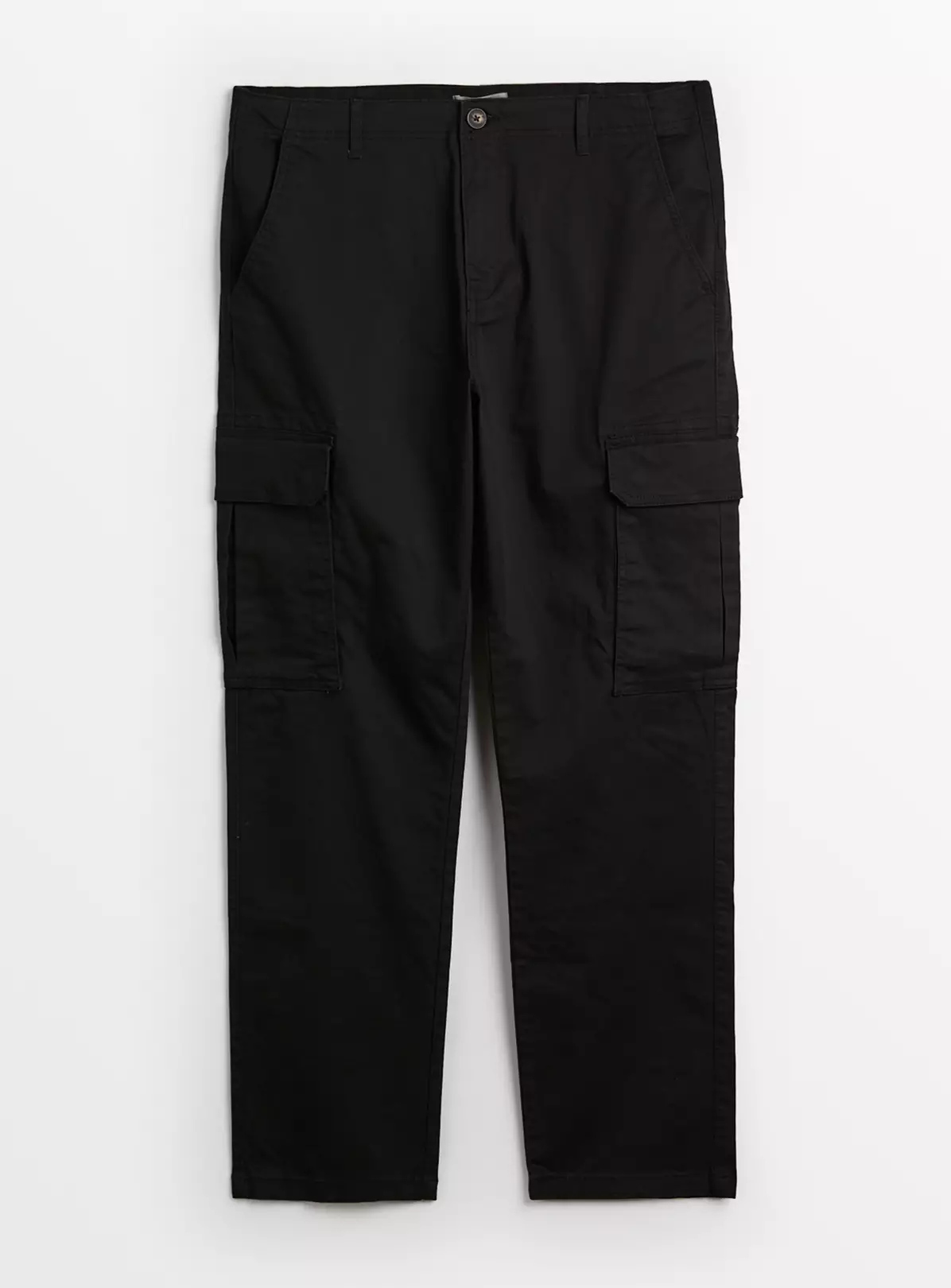 Black Straight Leg Cargo Trousers 44R 2 Black Straight Leg Cargo Trousers 44R - Image 2