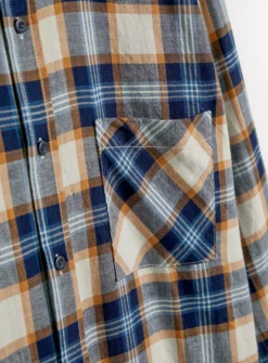 Blue Brushed Check Shirt XXXL -UMBO Clothing Shop tuc143350526 Multi20Coloured R Z004A