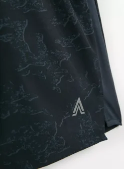 Active Navy Printed Shorts XXXL -UMBO Clothing Shop tuc143354367 Navy R Z004A