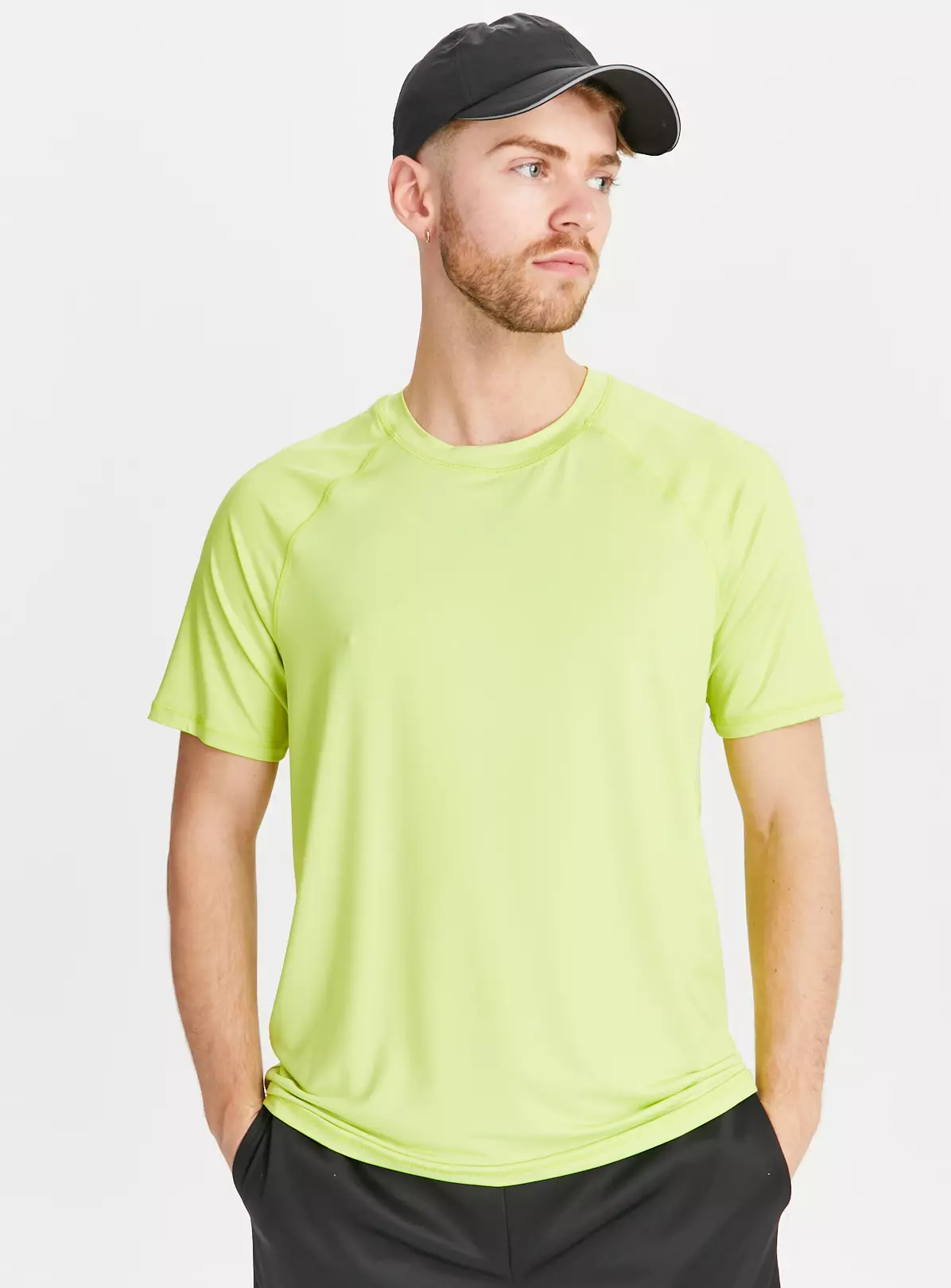 Active Neon Yellow Crew Neck T-Shirt XXL 3 Active Neon Yellow Crew Neck T-Shirt XXL - Image 3
