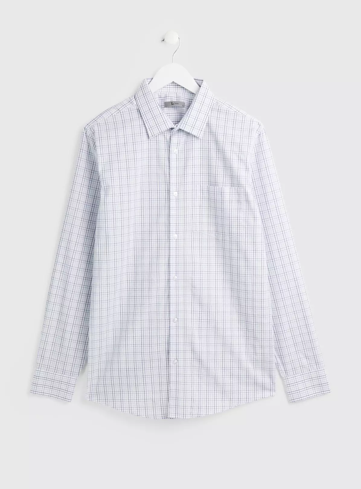 Blue Tattersall Check Shirt S 3 Blue Tattersall Check Shirt S - Image 3