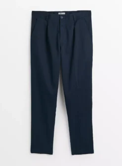 Navy Twill Textured Trousers 38R 9 Navy Twill Textured Trousers 38R -UMBO Clothing Shop tuc143384128 Navy R Z003A 1