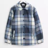 Blue Checked Shacket XL