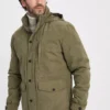 Khaki Utility Parka Jacket XXXL