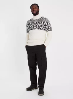 Cream Mono Neck Knitted Jumper XXXL 8 Cream Mono Neck Knitted Jumper XXXL -UMBO Clothing Shop tuc143499961 Mono R Z002A 1