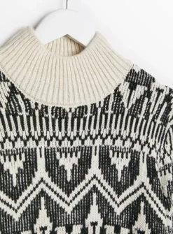 Cream Mono Neck Knitted Jumper XXXL 9 Cream Mono Neck Knitted Jumper XXXL -UMBO Clothing Shop tuc143499961 Mono R Z004A 1