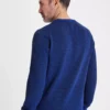 Blue Bubble Stitch Crew Neck JumperXL