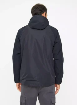Black Waterproof Hooded Jacket XXXL