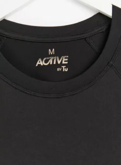 Active Core Black T-Shirt S -UMBO Clothing Shop tuc143532661 Black R Z004A