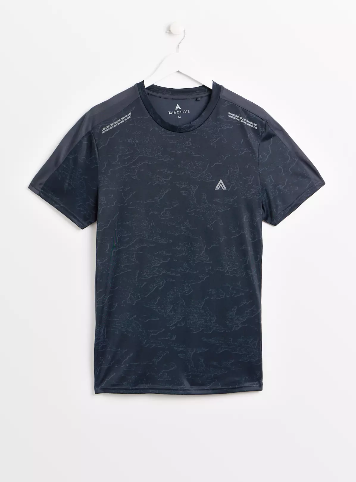 Active Navy Printed T-Shirt XXL 2 Active Navy Printed T-Shirt XXL - Image 2