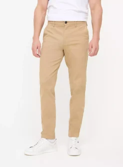 Stone Skinny Fit Chino Trousers30S -UMBO Clothing Shop tuc143582108 Stone R Z001A