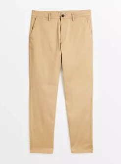 Stone Skinny Fit Chino Trousers30S