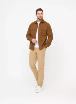 Stone Slim Leg Chino With Stretch 34S -UMBO Clothing Shop tuc143585966 Stone R Z002A