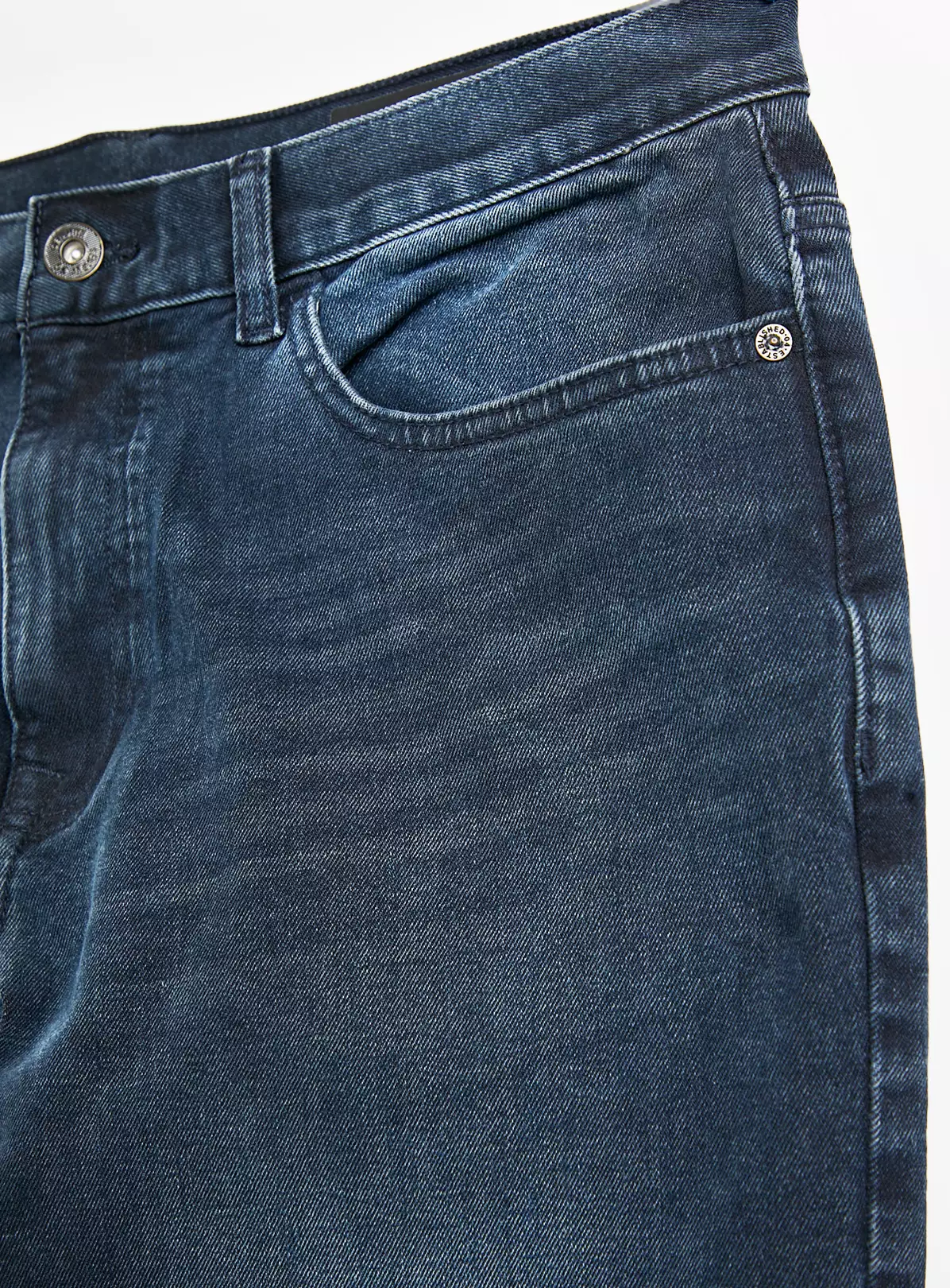 Flexible Stretch Dark Denim Straight Leg Jeans44R 2 Flexible Stretch Dark Denim Straight Leg Jeans44R - Image 2