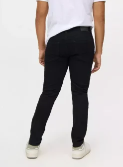 Black Skinny Fit Flexi Jeans 32S -UMBO Clothing Shop tuc143595267 Black R Z003A