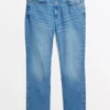 Light Denim Straight Leg Jeans 42R