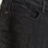 Black Straight Leg Denim Jeans 44R