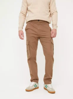 Brown Core Cargo Trousers 40R 6 Brown Core Cargo Trousers 40R -UMBO Clothing Shop tuc143601022 Brown R Z001A 1
