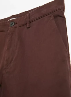 Brown Straight Leg Core Chino Trousers44L