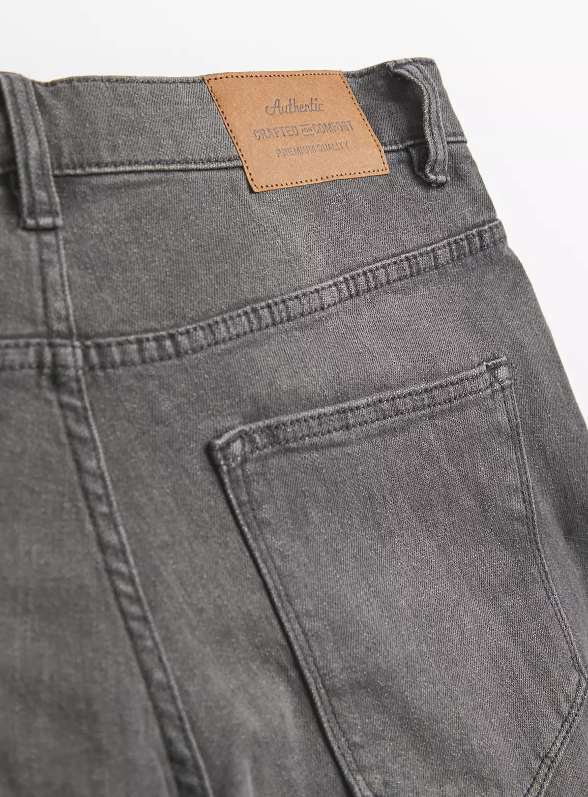 Grey Wash Slim Fit Denim Jeans40S 2 Grey Wash Slim Fit Denim Jeans40S - Image 2