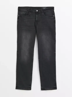 Black Washed Straight Leg Denim Jeans40R -UMBO Clothing Shop tuc143614739 Black R Z003A