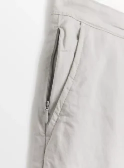 Grey Pleat Front Straight Leg Chino Trousers42R -UMBO Clothing Shop tuc143625999 Grey R Z004A