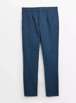 Teal Pleat Front Straight Leg Chino Trousers34R -UMBO Clothing Shop tuc143626174 Teal R Z003A