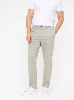 Grey Shower Resistant Chinos 40R -UMBO Clothing Shop tuc143627898 Grey R Z001A
