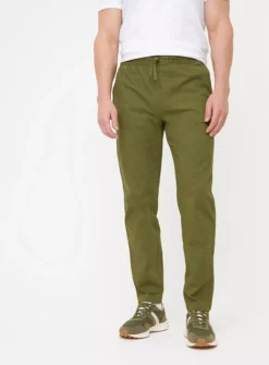 Khaki Straight Leg Pull On Chinos XL -UMBO Clothing Shop tuc143637906 Khaki R Z001A