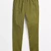 Khaki Straight Leg Pull On Chinos XL