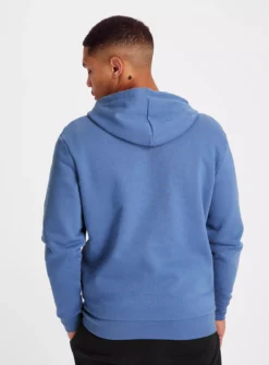 Denim Blue Zip Hoodie XXL