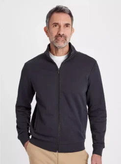 Navy Funnel Neck Zip SweatshirtXXXL -UMBO Clothing Shop tuc143646343 Navy R Z001A