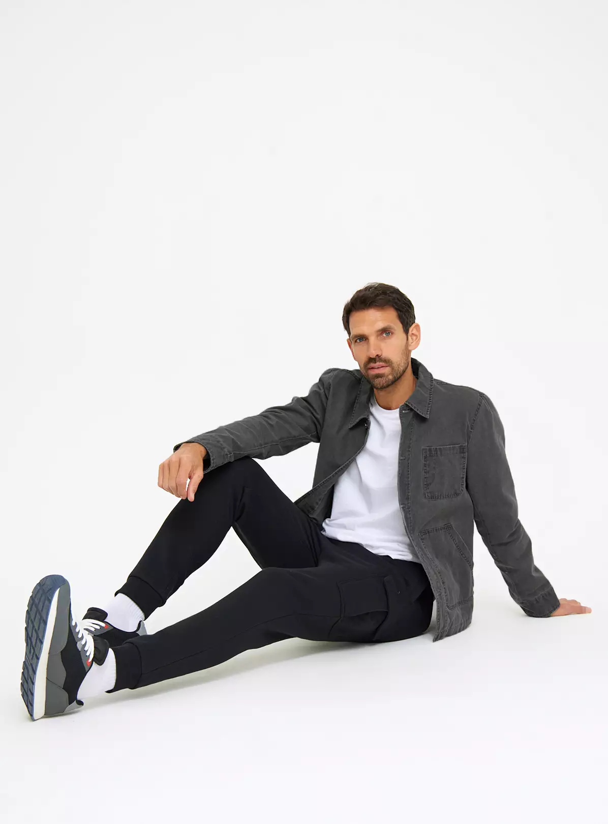 Black Cargo Joggers M 1 Black Cargo Joggers M