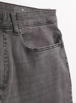 Grey Flexi Stretch Straight Leg Jeans36S