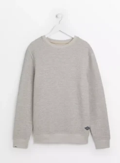 UNION WORKS Cream Textured SweatshirtXL -UMBO Clothing Shop tuc143681712 Cream R Z005A