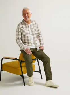 UNION WORKS Cream Check Shirt XL 11 UNION WORKS Cream Check Shirt XL -UMBO Clothing Shop tuc143689888 Cream R Z002A